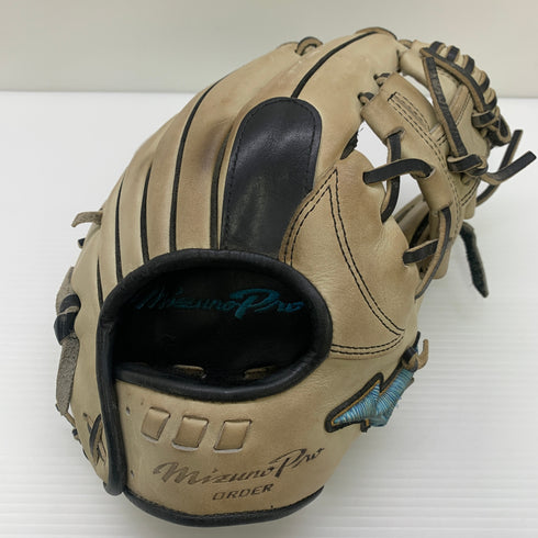 ミズノ MIZUNO ミズノプロ mizunopro 軟式 大人 一般 投手用 グローブ ピッチャー グラブ 右投げ オーダー 中古品 グローブ袋付き 野球 9152