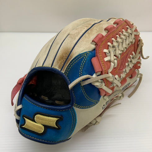 エスエスケイ SSK スーパーファウンダー 軟式 大人 一般 オールラウンド グローブ グラブ 右投げ POG-940C 中古品 野球 8207