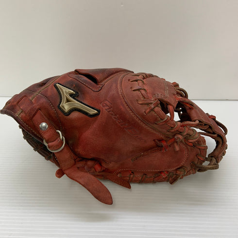 ミズノ MIZUNO グローバルエリート 軟式 大人 一般 キャッチャーミット 捕手 グローブ グラブ 右投げ 1AJCR21210 中古品 野球 7894
