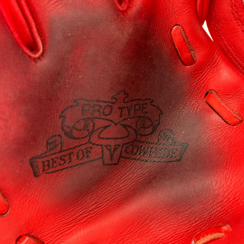 ブランド不明 軟式 大人 一般 投手用 グローブ ピッチャー グラブ 左投げ 中古品 野球 7823