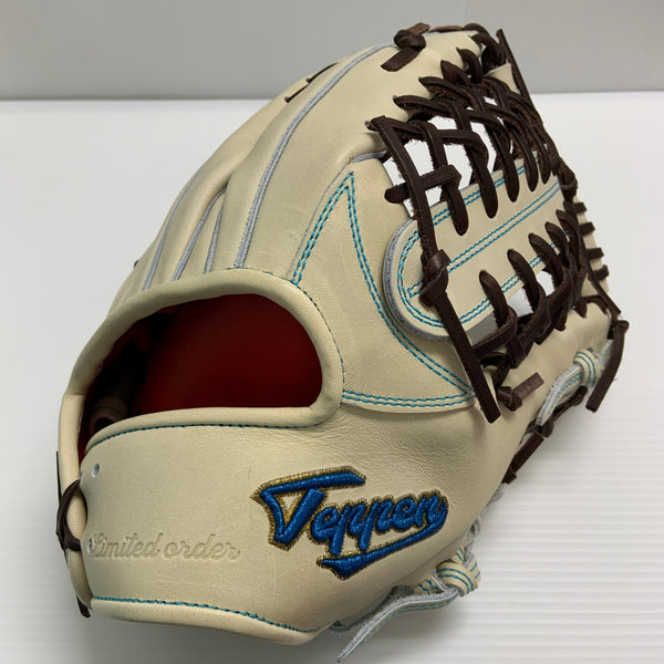 てっぺん Teppen 硬式 大人 一般 外野手用 グローブ グラブ 右投げ TTY-S 中古品 グローブ袋付き 野球 6791