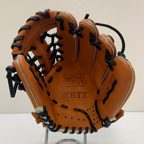 ゼット ZETT グランドヒーロー 少年軟式 子ども オールラウンド グローブ グラブ 右投げ BJG76263S0 タグ付き 野球 8078