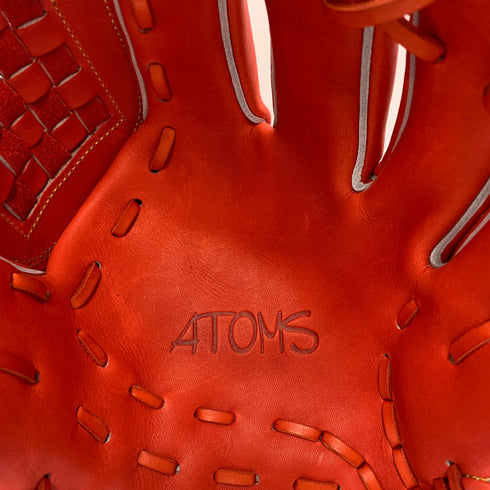 アトムズ ATOMS 少年硬式 内野手用 グローブ グラブ 右投げ 中古品 野球 7069