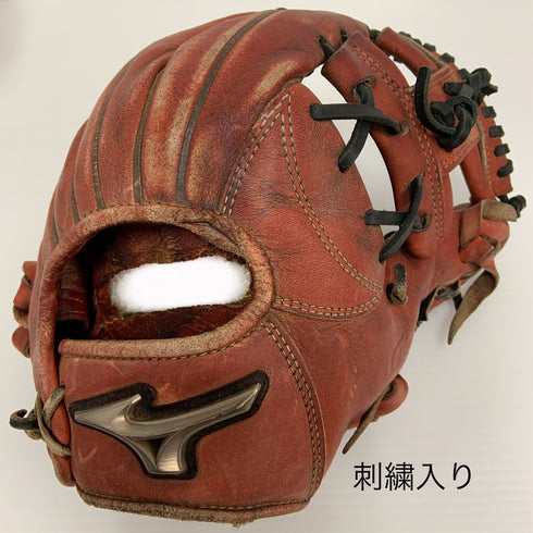 ミズノ MIZUNO グローバルエリート Global Elite 少年軟式 子ども オールラウンド グローブ グラブ 右投げ 中古品 野球 1401