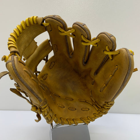ミズノ MIZUNO ミズノプロ mizunopro HAGAJAPAN 硬式 大人 一般 内野手用 グローブ グラブ 右投げ オーダー 中古品 野球 8576