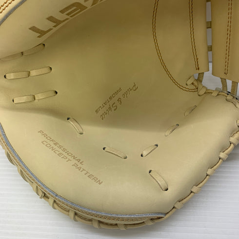 ゼット ZETT プロステイタス 軟式 大人 一般 キャッチャーミット 捕手 グローブ グラブ 右投げ BRCB 30222 タグ付き グローブ袋付き 野球 7381