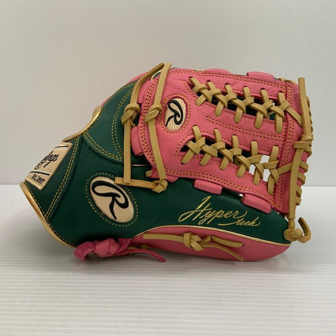 中古品 ローリングス Rawlings ハイパーテック 軟式 オールラウンド用グローブ GR4FHTCN55W 4454