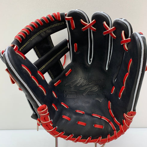 ミズノ MIZUNO ミズノプロ 軟式 大人 一般 内野手用 グローブ グラブ 右投げ 1AJGR34023 中古品 箱・グローブ袋付き 野球 8017