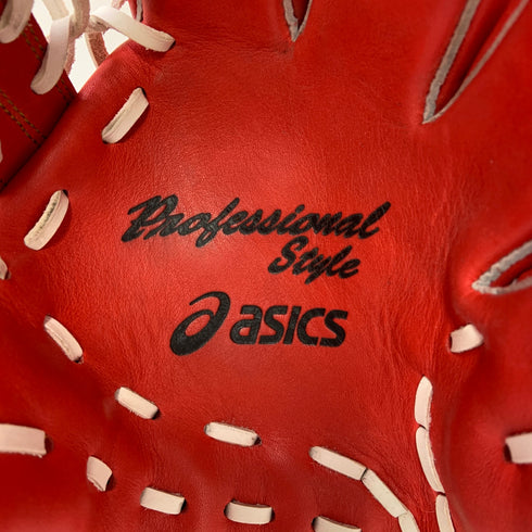 アシックス asics PROFESSIONALSTYLE 軟式 大人 一般 外野手用 グローブ グラブ 右投げ 中古品 野球 9101