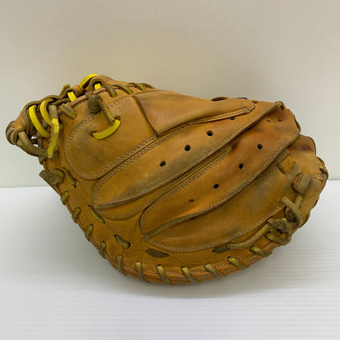 ハイゴールド HI-GOLD 軟式 大人 一般 キャッチャーミット 捕手 グローブ グラブ 右投げ オーダー 中古品 野球 1062