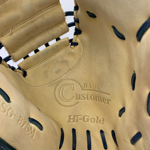 ハイゴールド HI-GOLD ベーシック 軟式・ソフトボール兼用 キャッチャーミット 捕手 グローブ グラブ 右投げ BSG-875M 中古品 野球 6836