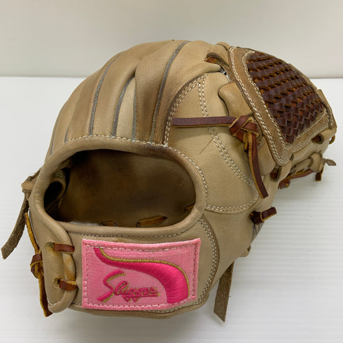 久保田スラッガー KUBOTA SLUGGER 軟式 大人 一般 内野手用 グローブ グラブ 右投げ 中古品 グローブ袋付き 野球 9575