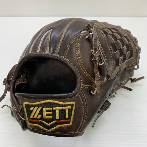 ゼット ZETT プロステイタス 硬式 大人 一般 内野手用 グローブ グラブ 右投げ BPROG566 中古品 グローブ袋付き 野球 6251