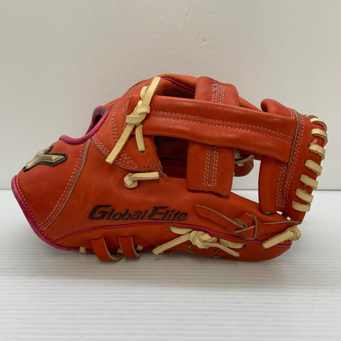 ミズノ MIZUNO グローバルエリート 軟式 大人 一般 内野手用 グローブ グラブ 右投げ 1AJGR17503 中古品 野球 8013