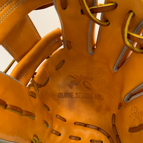 リュウ RYU 硬式 大人 一般 内野手用 グローブ グラブ 右投げ 中古品 グローブ袋付き 野球 6017