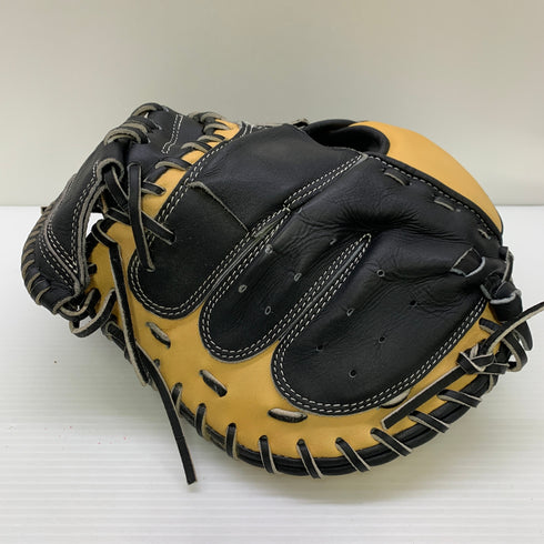 ミズノ MIZUNO ミズノプロ mizunopro 硬式 大人 一般 キャッチャーミット 捕手 グローブ グラブ 右投げ オーダー 中古品 野球 8669
