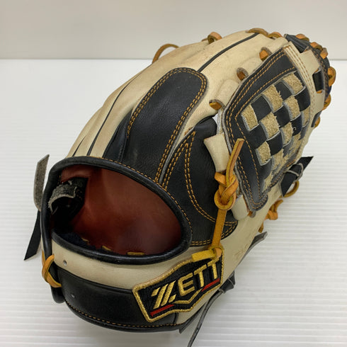 ゼット ZETT プロステイタス オーダー 軟式 大人 一般 投手用 グローブ ピッチャー グラブ 右投げ BRGPRO 中古品 野球 7615