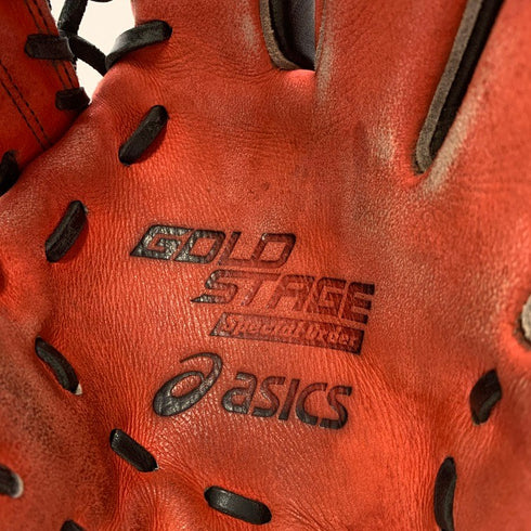 アシックス asics ゴールドステージ ソフトボール用 大人 一般 外野手用 グローブ グラブ 右投げ BGSSG3 中古品 グローブ袋付き 野球 5925