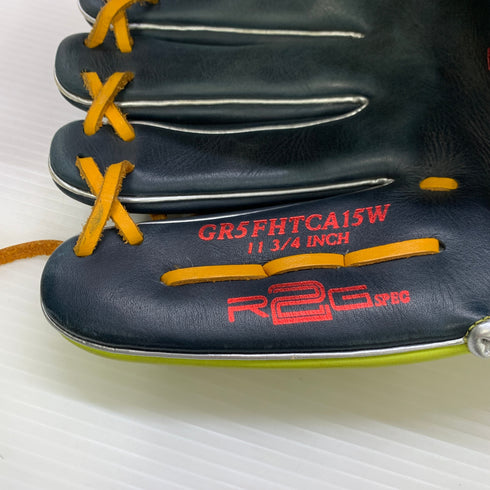 ローリングス Rawlings ハイパーテック 軟式 大人 一般 投手用 グローブ ピッチャー グラブ 左投げ GR5FHTCA15W 中古品 野球 7552