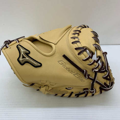 ミズノ MIZUNO グローバルエリート 軟式 大人 一般 キャッチャーミット 捕手 グローブ グラブ 右投げ 1AJCR32500 タグ付き 野球 8089