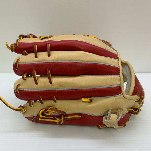 MUJI 硬式 大人 一般 外野手用 グローブ グラブ 右投げ 中古品 野球 9145