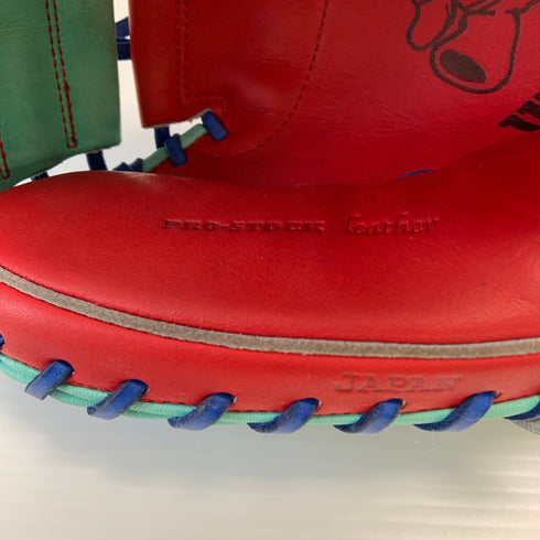 ウィルソン Wilson ベア 軟式 大人 一般 キャッチャーミット 捕手 グローブ グラブ 右投げ 中古品 グローブ袋付き 野球 8631