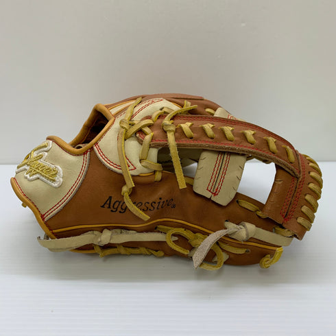 久保田スラッガー KUBOTA SLUGGER 軟式 大人 一般 内野手用 グローブ グラブ 右投げ オーダー 中古品 野球 8549
