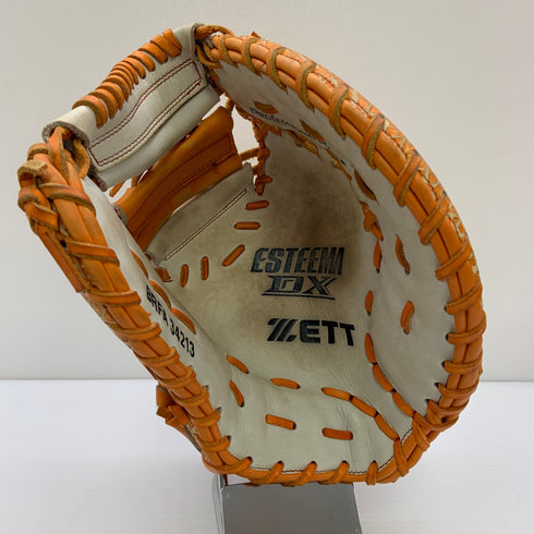 ゼット ZETT ESTEEMA DX BRFA34213 軟式 大人 一般 ファーストミット 一塁手 グローブ グラブ 右投げ 中古品 野球 9269