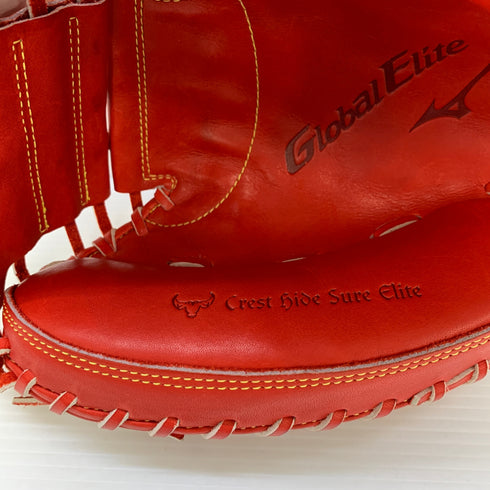 ミズノ MIZUNO グローバルエリート 硬式 大人 一般 キャッチャーミット 捕手 グローブ グラブ 右投げ 1AJCH21300 タグ付き グローブ袋付き 野球 6204