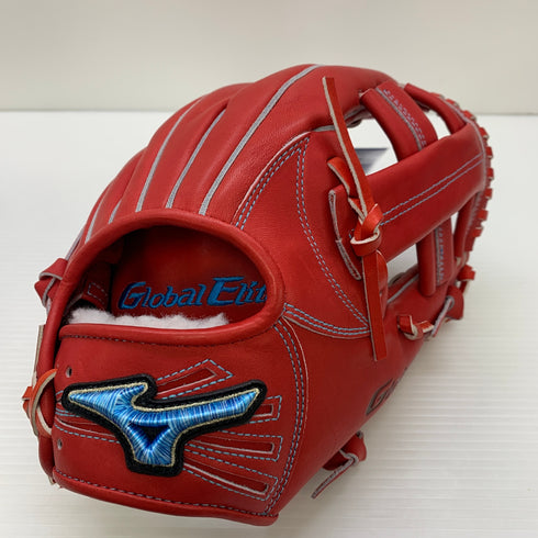 ミズノ MIZUNO グローバルエリート 中学硬式 部活 クラブチーム 内野手用 グローブ グラブ 右投げ 1AJGL25003 タグ付き グローブ袋付き 野球 6671