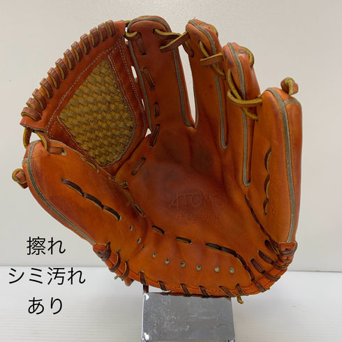 アトムズ ATOMS 硬式 大人 一般 内野手用 グローブ グラブ 右投げ 中古品 野球 6386