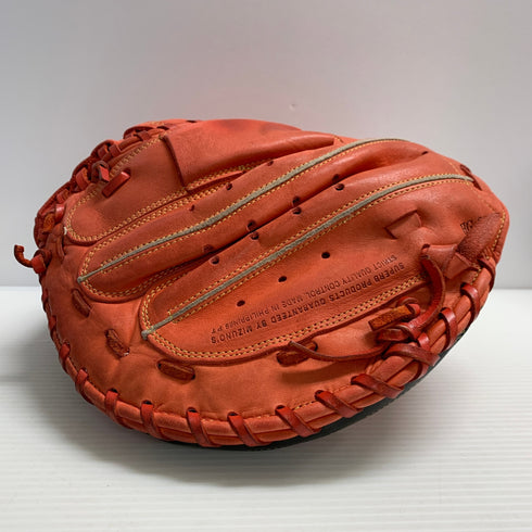 ミズノ MIZUNO フィールドグリスター 軟式 大人 一般 キャッチャーミット 捕手 グローブ グラブ 右投げ 1AJCR10100 中古品 野球 6362