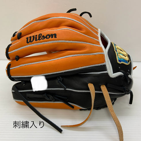ウィルソン Wilson ウィルソンスタッフ 硬式 大人 一般 投手用 グローブ ピッチャー グラブ 右投げ 中古品 グローブ袋付き 野球 6648