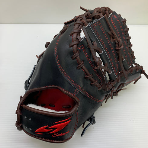 桜グラブ SAKURA 硬式 大人 一般 ファーストミット 一塁手 グローブ グラブ 右投げ オーダー 中古品 野球 8290