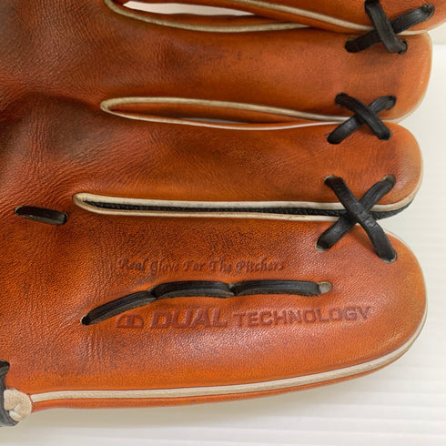 ウィルソン Wilson ウィルソンスタッフ Wilson Staff DUAL PRO-STOCK leather 硬式 大人 一般 内野手用 グローブ グラブ 右投げ 中古品 野球 9151