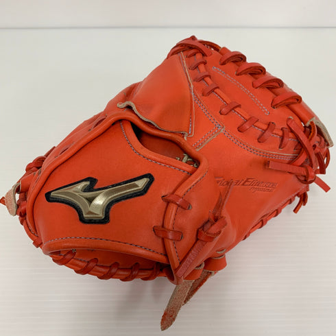ミズノ MIZUNO グローバルエリート 少年軟式 子ども キャッチャーミット 捕手 グローブ グラブ 右投げ 1AJCY20100 中古品 野球 6861