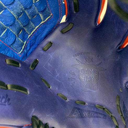 グラブワークスGAMEDAY 軟式 大人 一般 投手用 グローブ ピッチャー グラブ 右投げ GO94 中古品 野球 6365