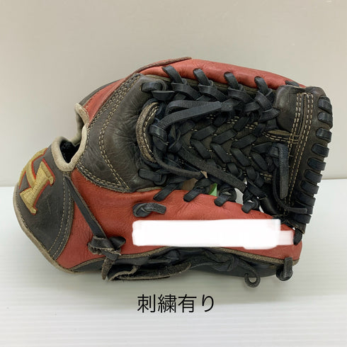 ハイゴールド HI-GOLD 軟式 大人 一般 内野手用 グローブ グラブ 右投げ 中古品 野球 1427