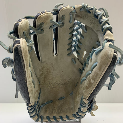 ウィルソン Wilson ワナビーヒーロー 軟式 大人 一般 外野手用 グローブ グラブ 左投げ RHI95A 中古品 野球 7413