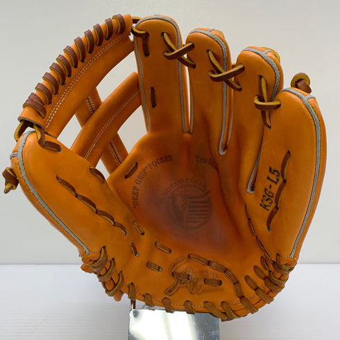 久保田スラッガー KUBOTA SLUGGER 硬式 大人 一般 内野手用 グローブ グラブ 右投げ KSG-L5 中古品 グローブ袋付き 野球 5974