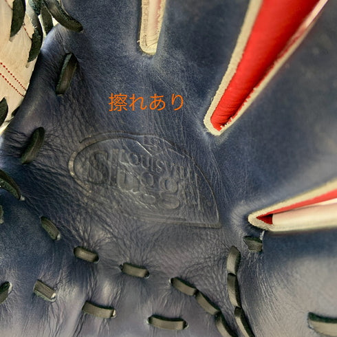 ルイスビルスラッガー Louisville Slugger 軟式 大人 一般 外野手用 グローブ グラブ 右投げ 中古品 野球 6561