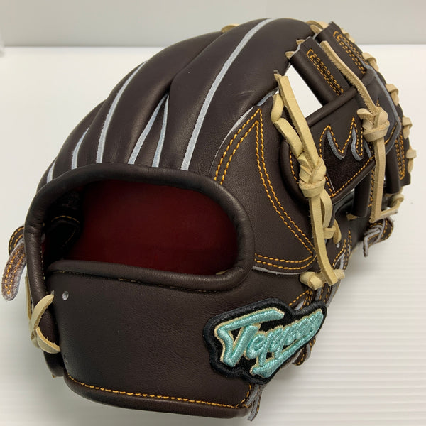 てっぺん Teppen 硬式 大人 一般 内野手用 グローブ グラブ 右投げ MIE 中古品 グローブ袋付き 野球 6787