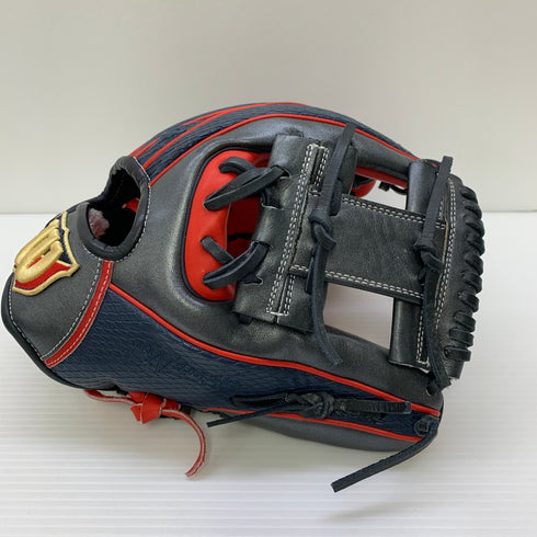 ウィルソン Wilson ワナビーヒーロー 軟式 大人 一般 内野手用 グローブ グラブ 右投げ RHV86H 中古品 野球 6063