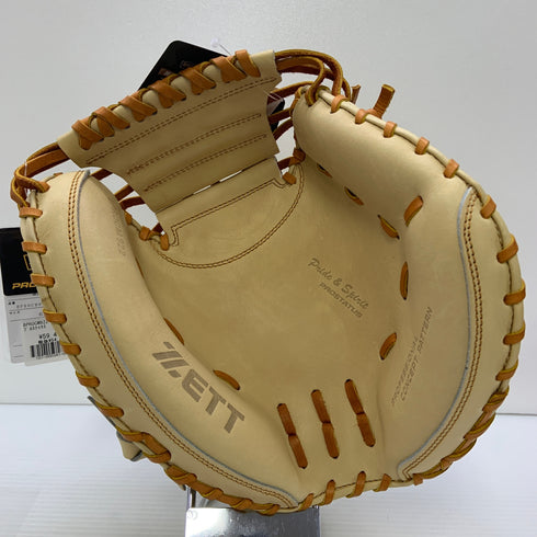 ゼット ZETT プロステイタス 硬式 大人 一般 キャッチャーミット 捕手 グローブ グラブ 右投げ BPROCM922 タグ付き 野球 8001
