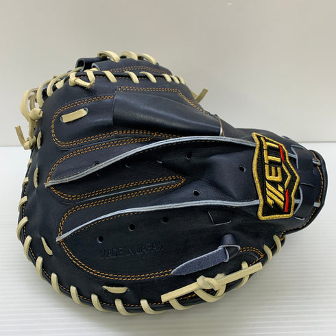 ゼット ZETT プロステイタス 硬式 大人 一般 キャッチャーミット 捕手 グローブ グラブ 右投げ BPROCM920 中古品 グローブ袋付き 野球 7384