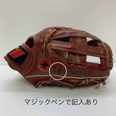 ゼット ZETT 少年軟式 子ども 内野手用 グローブ グラブ 右投げ S-3 中古品 野球 8189