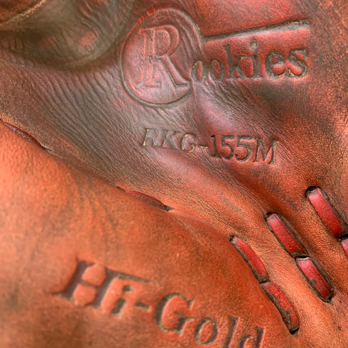 ハイゴールド HI-GOLD 軟式 大人 一般 キャッチャーミット 捕手 グローブ グラブ 右投げ RKG-155M 中古品 野球 6250