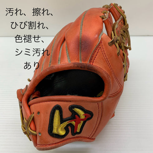 ワールドペガサス WORLD PEGASUS THE ULTIMATE WEAPON 硬式 大人 一般 内野手用 グローブ グラブ 右投げ 中古品 野球 7202