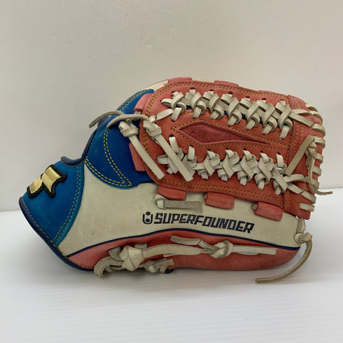 エスエスケイ SSK スーパーファウンダー 軟式 大人 一般 オールラウンド グローブ グラブ 右投げ POG-940C 中古品 野球 8207