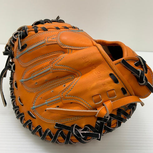 中古品 要 KANAME 軟式 キャッチャーミット TYPE-C200R 5698